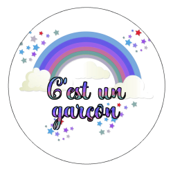 Badge / Magnet / Miroir / Porte-clé décapsuleur - 3 textes - 11 designs et deux formats pour votre annonce de grossesse, sexe de