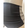 Bandeau de grossesse Noir et blanc Empreintes de bébé