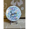 Faire part de naissance personnalisé Prénom, Jour / heure, Poids / taille