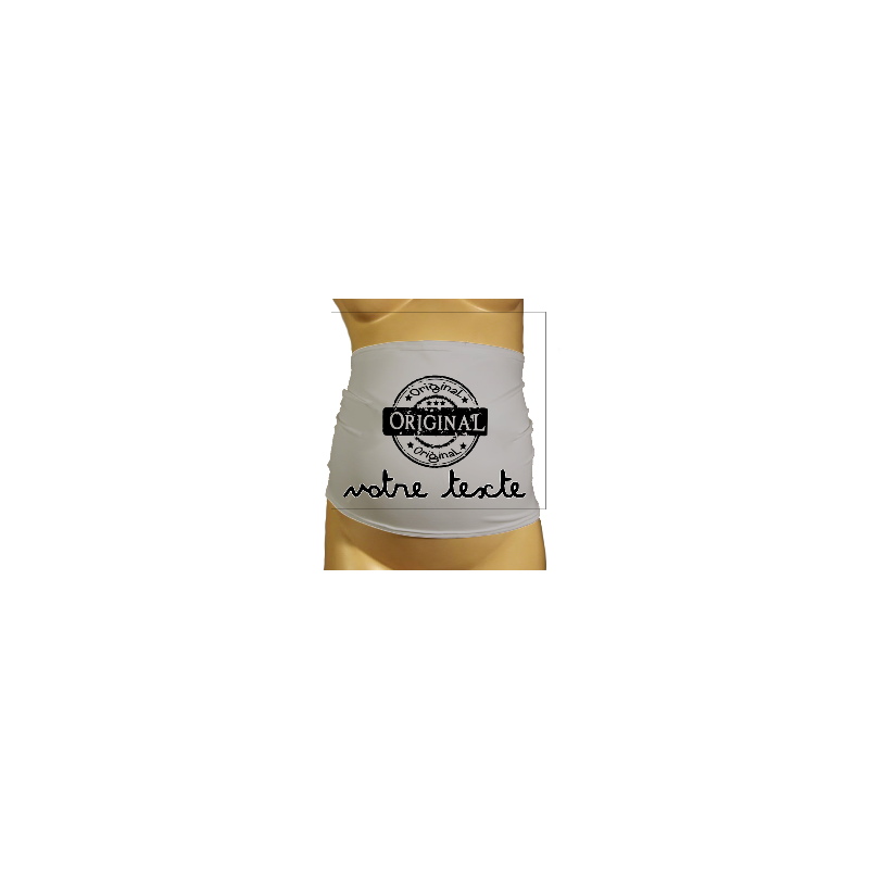 Bandeau de grossesse personnalisable