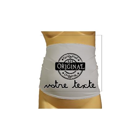 Bandeau de grossesse personnalisable