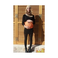 3 pièces - Bonnet, Snood et Cape Upcyclés