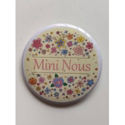 Badge / Magnet / Miroir / Porte-clé décapsuleur - 3 textes - 11 designs et deux formats pour votre annonce de grossesse, sexe de